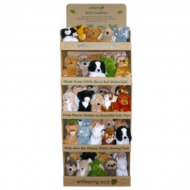 Wilberry Eco Floor Standing Display Unit (Brown)